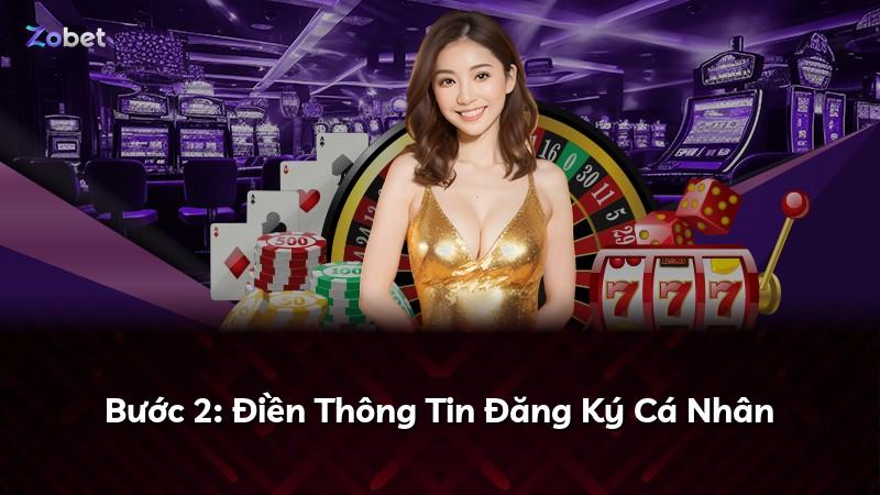 Bước 2: Điền Thông Tin Đăng Ký Cá Nhân