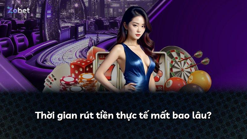 Thời gian rút tiền thực tế mất bao lâu?